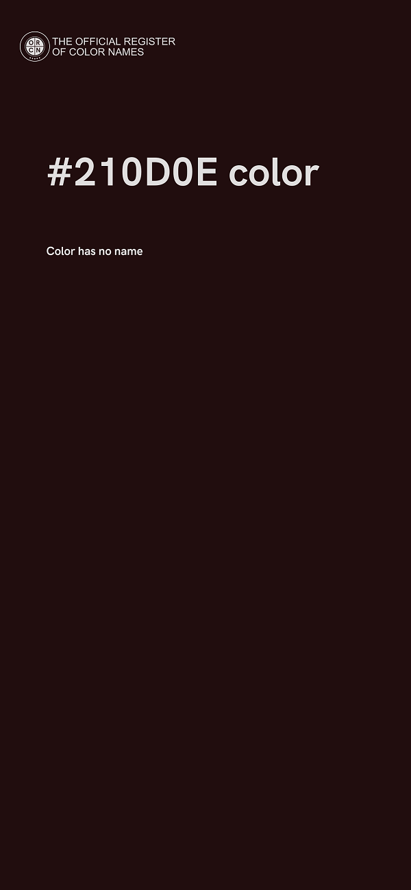 #210D0E color image