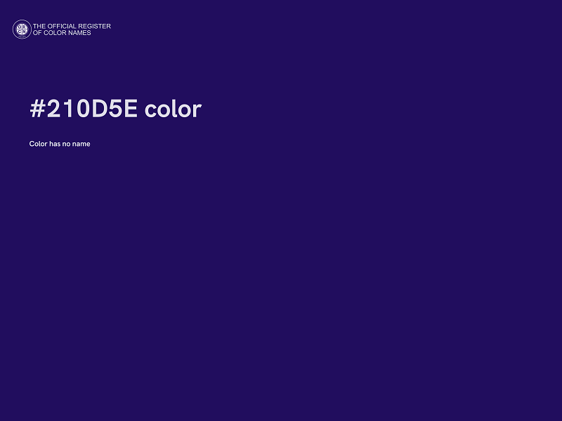 #210D5E color image