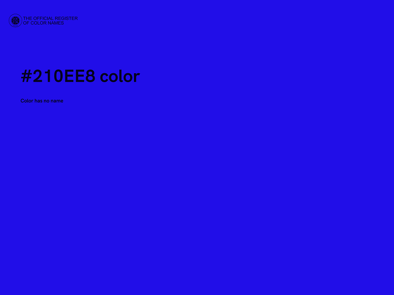 #210EE8 color image