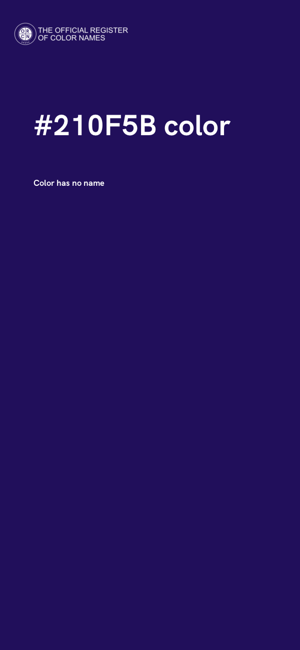 #210F5B color image
