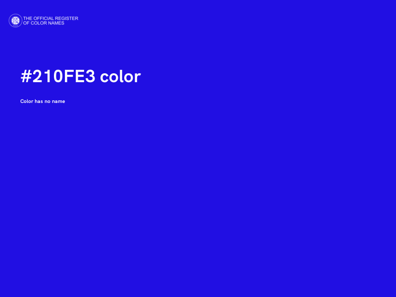 #210FE3 color image