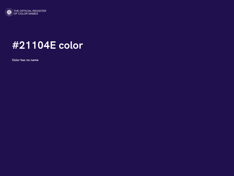 #21104E color image