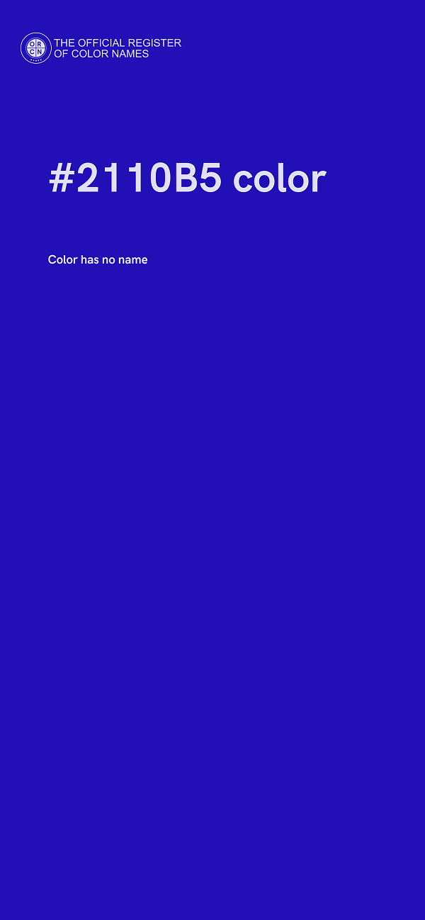 #2110B5 color image