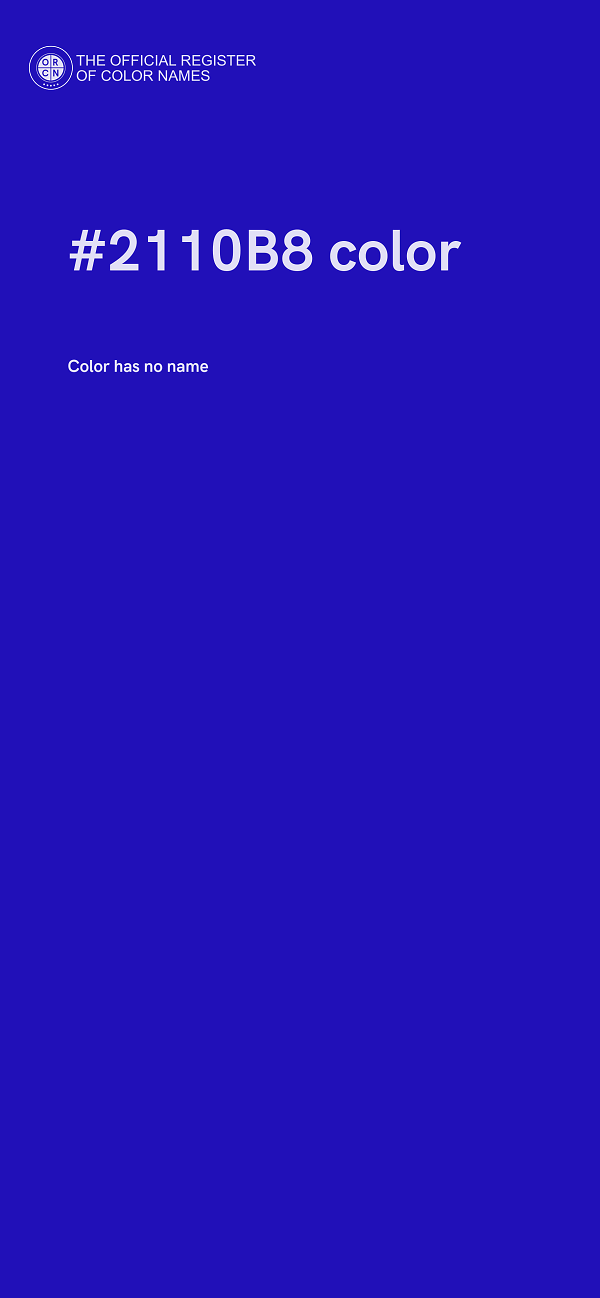 #2110B8 color image