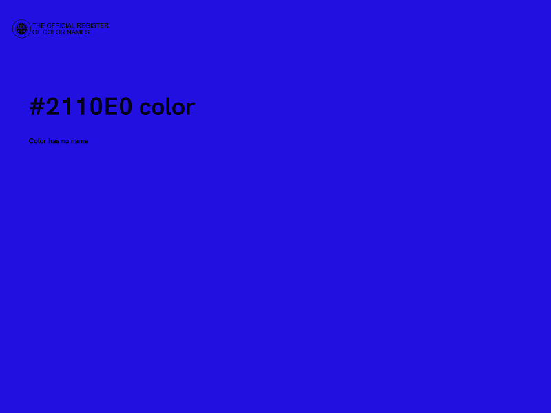 #2110E0 color image