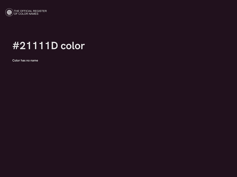 #21111D color image