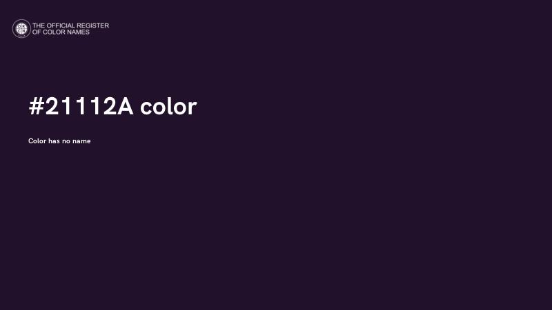 #21112A color image