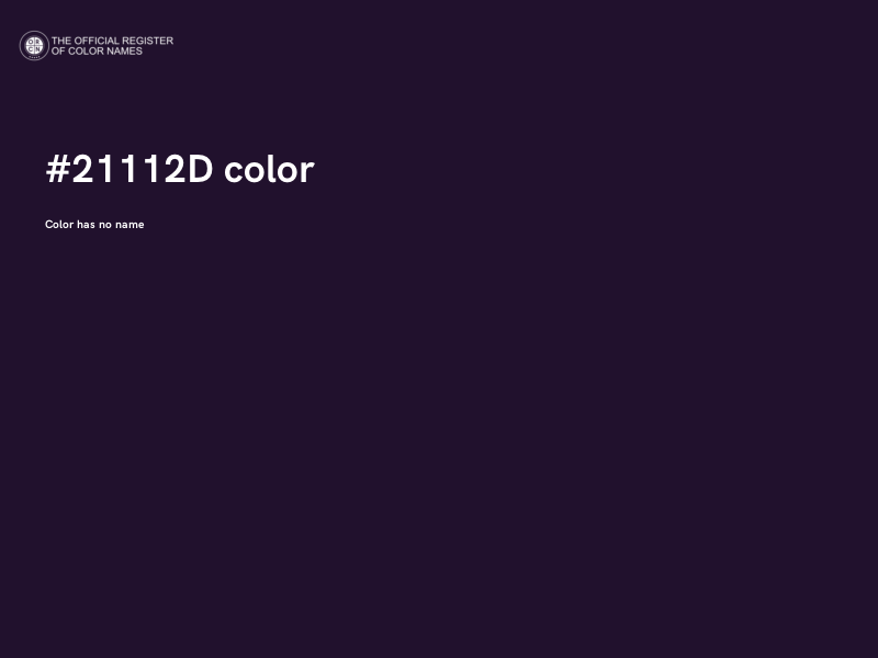#21112D color image