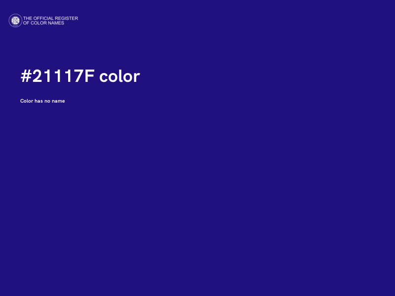 #21117F color image