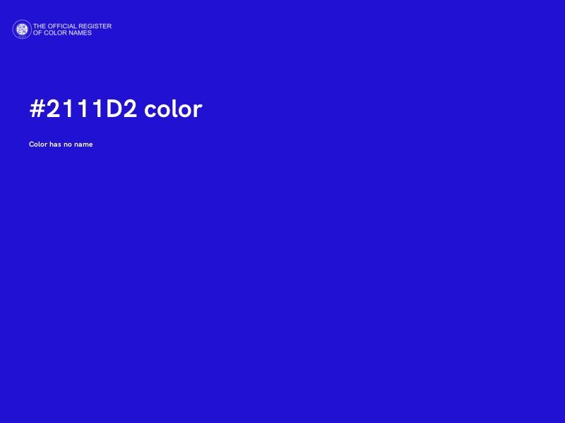 #2111D2 color image