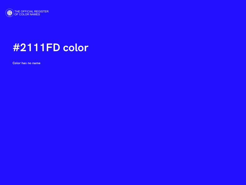 #2111FD color image