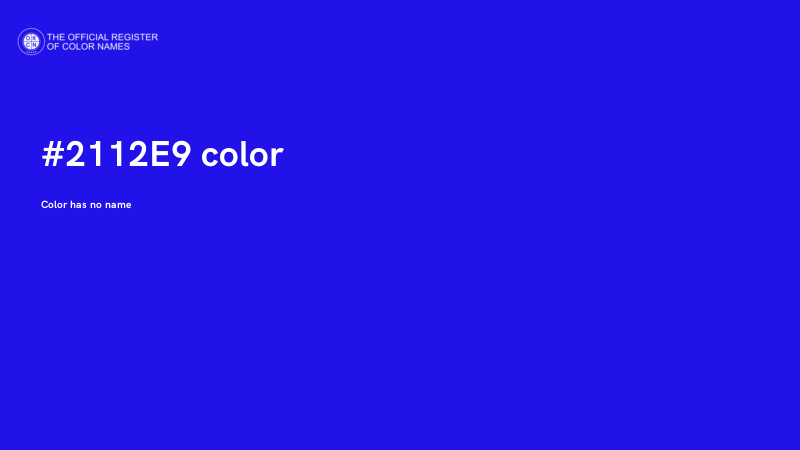 #2112E9 color image