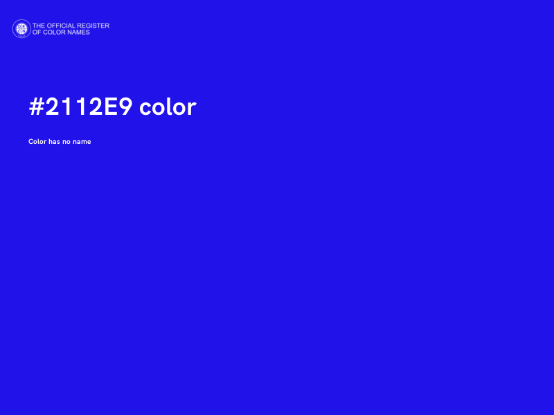 #2112E9 color image