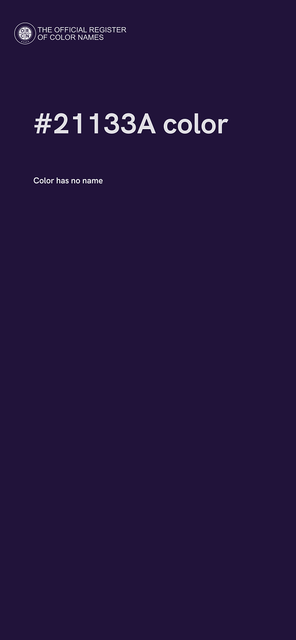 #21133A color image