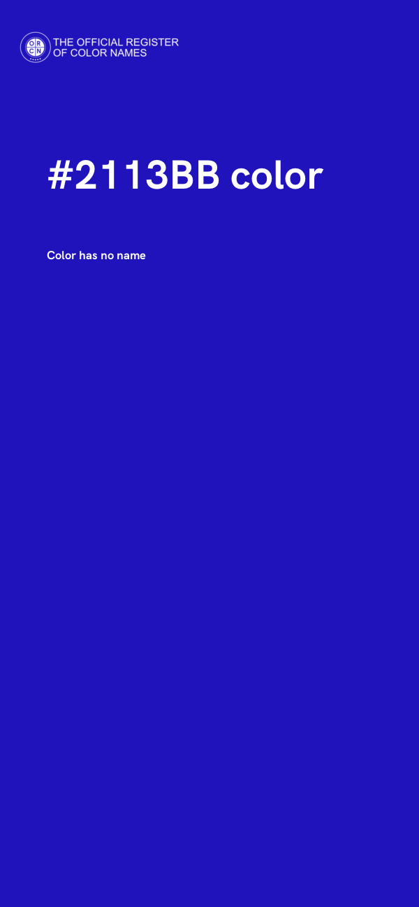 #2113BB color image