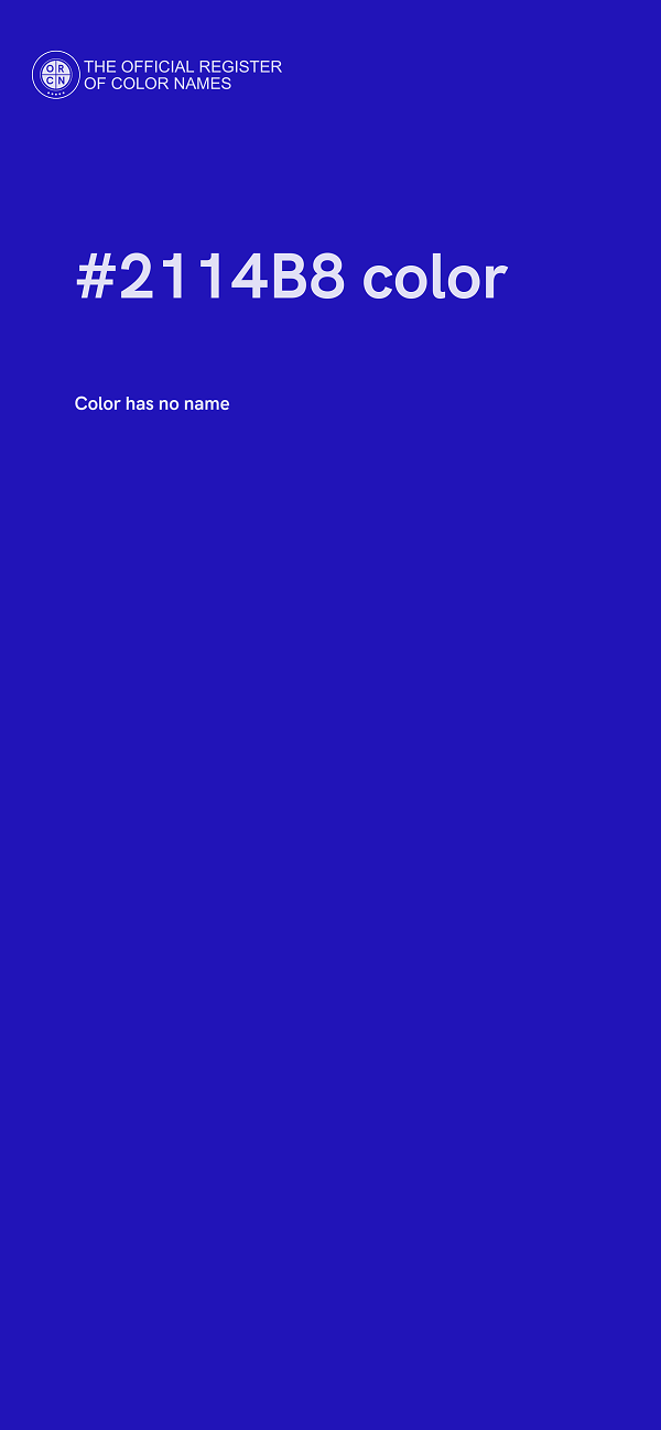 #2114B8 color image