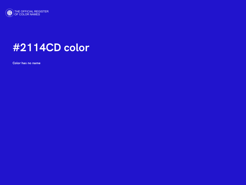 #2114CD color image