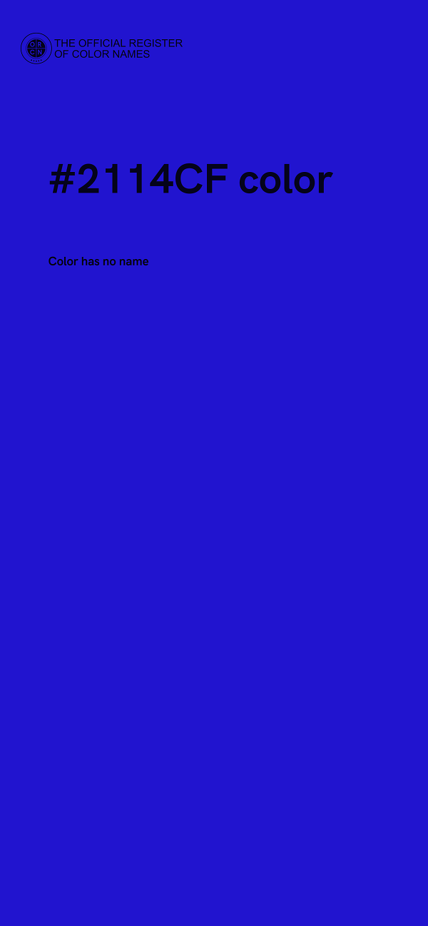 #2114CF color image