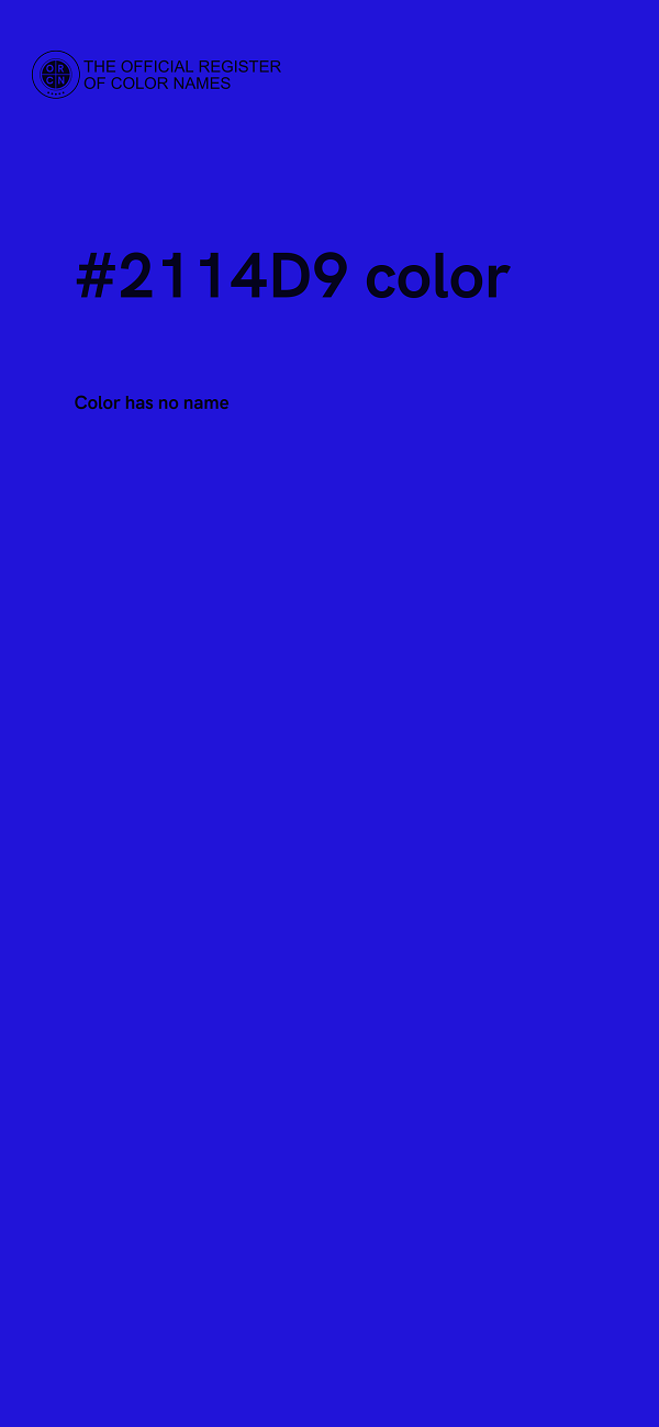 #2114D9 color image
