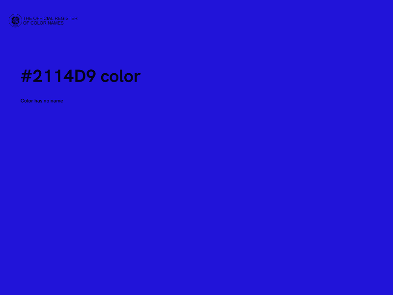 #2114D9 color image