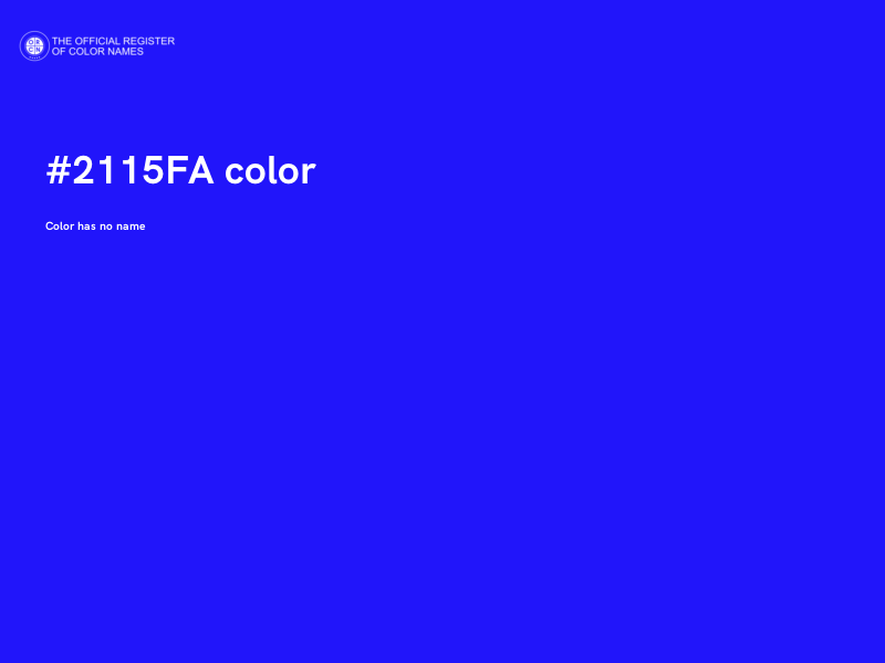 #2115FA color image