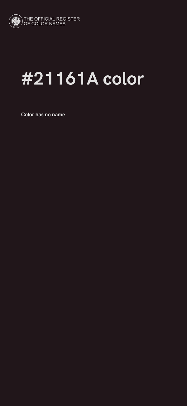#21161A color image