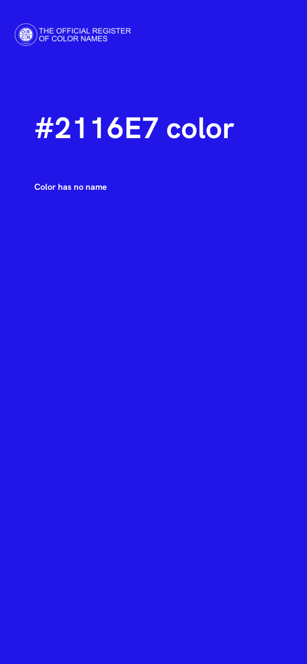 #2116E7 color image
