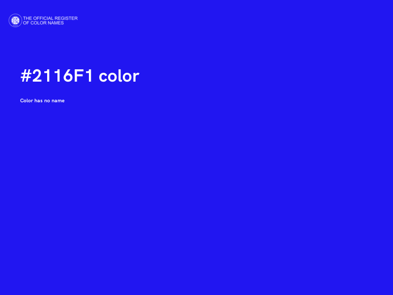 #2116F1 color image