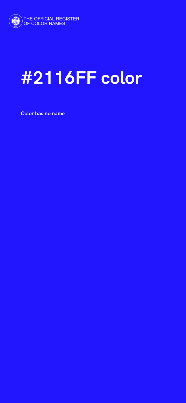 #2116FF color image