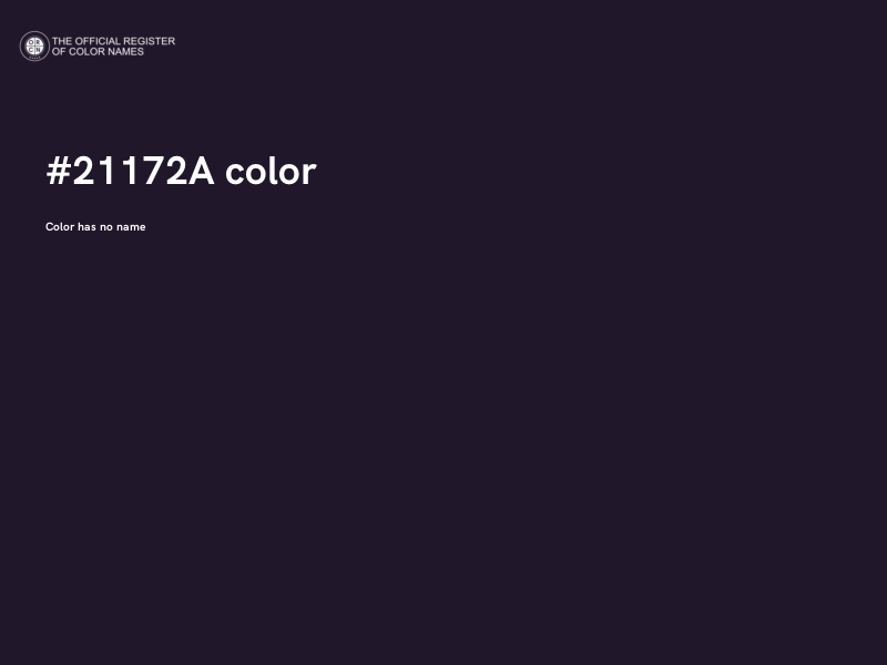 #21172A color image