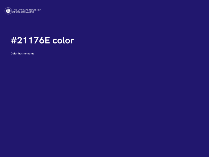 #21176E color image