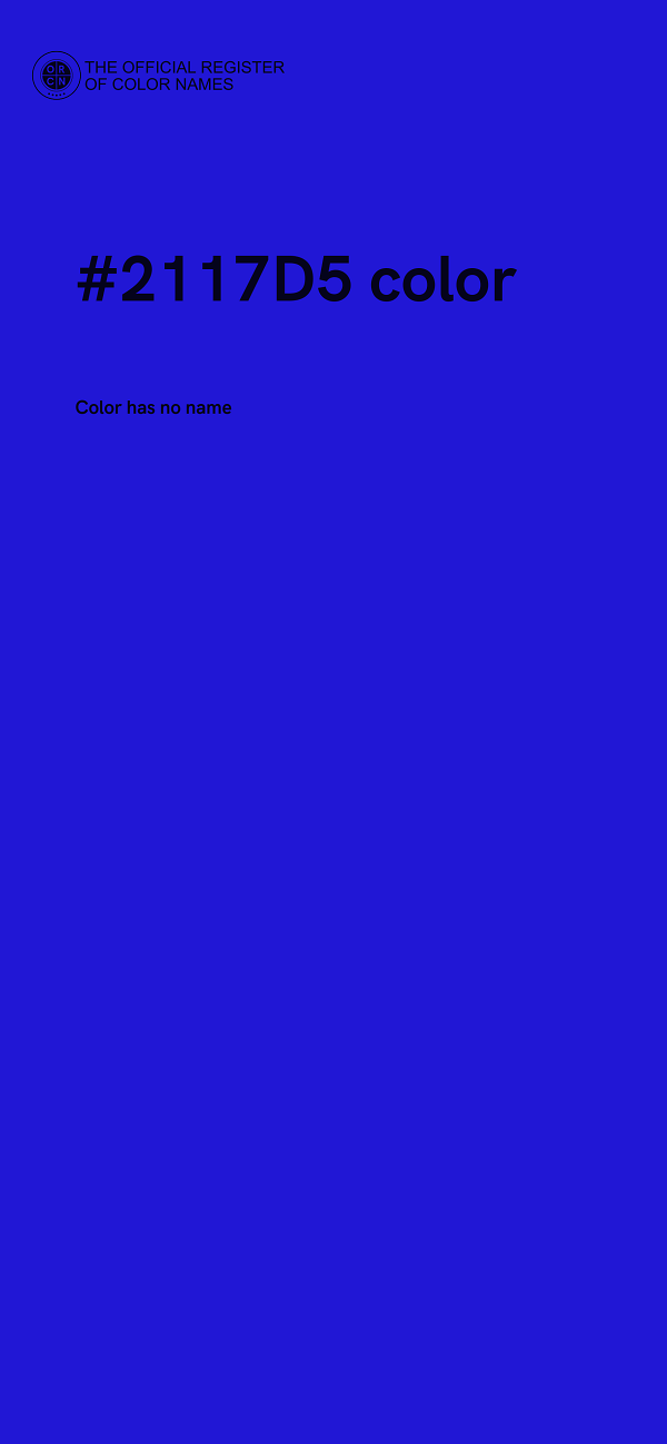 #2117D5 color image