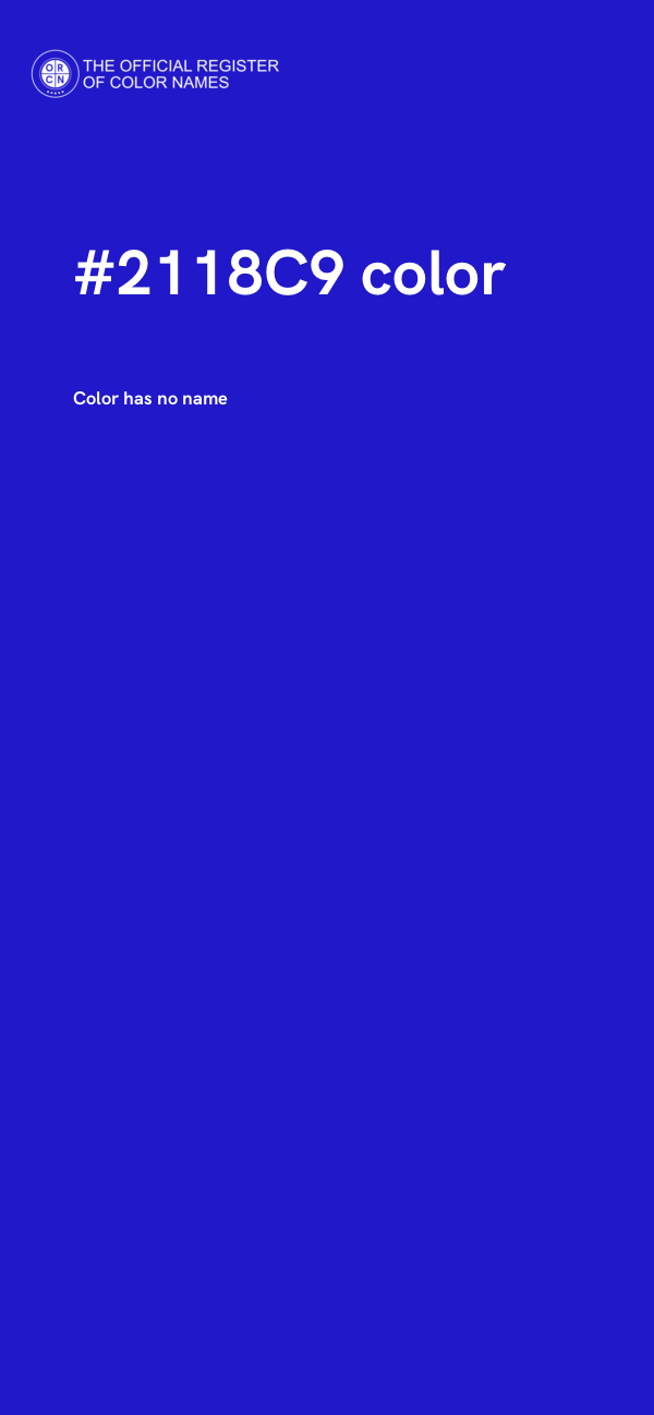 #2118C9 color image