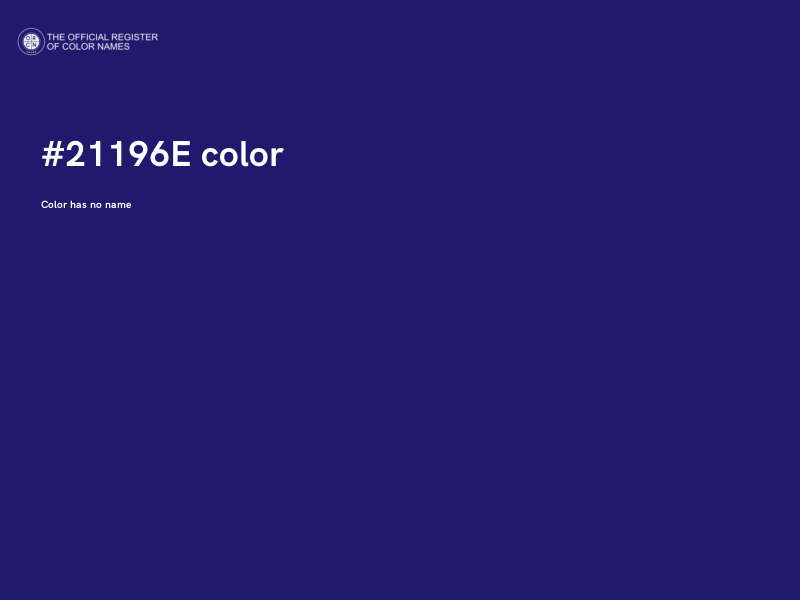 #21196E color image