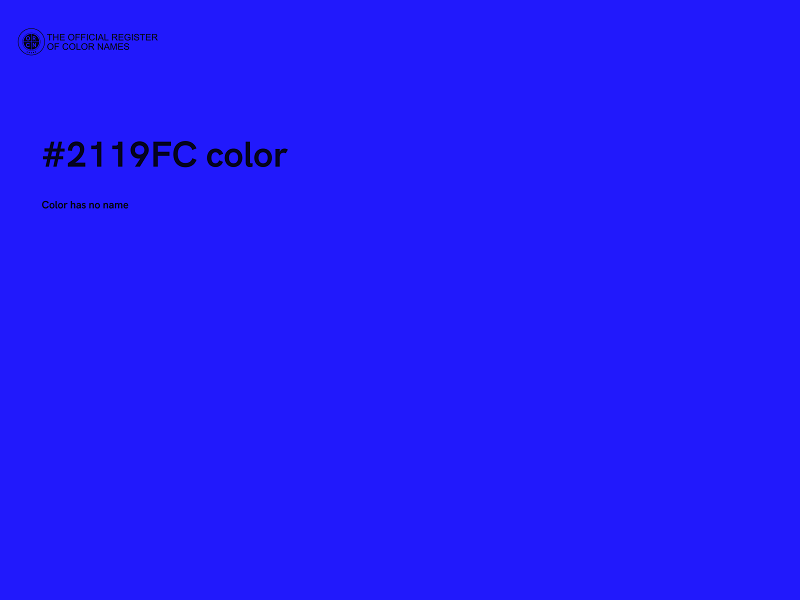 #2119FC color image