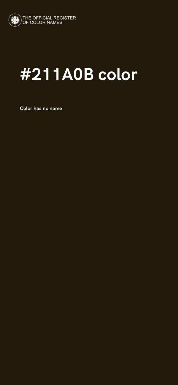 #211A0B color image