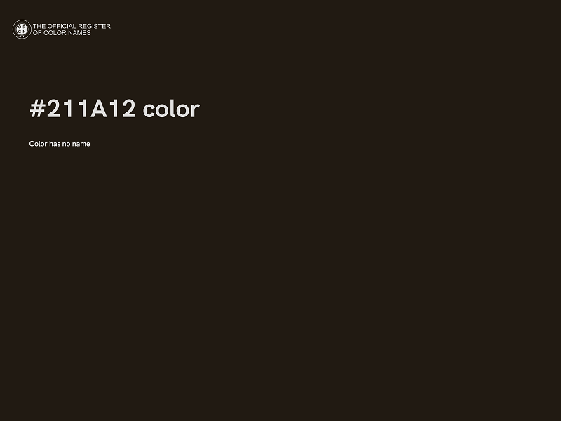 #211A12 color image