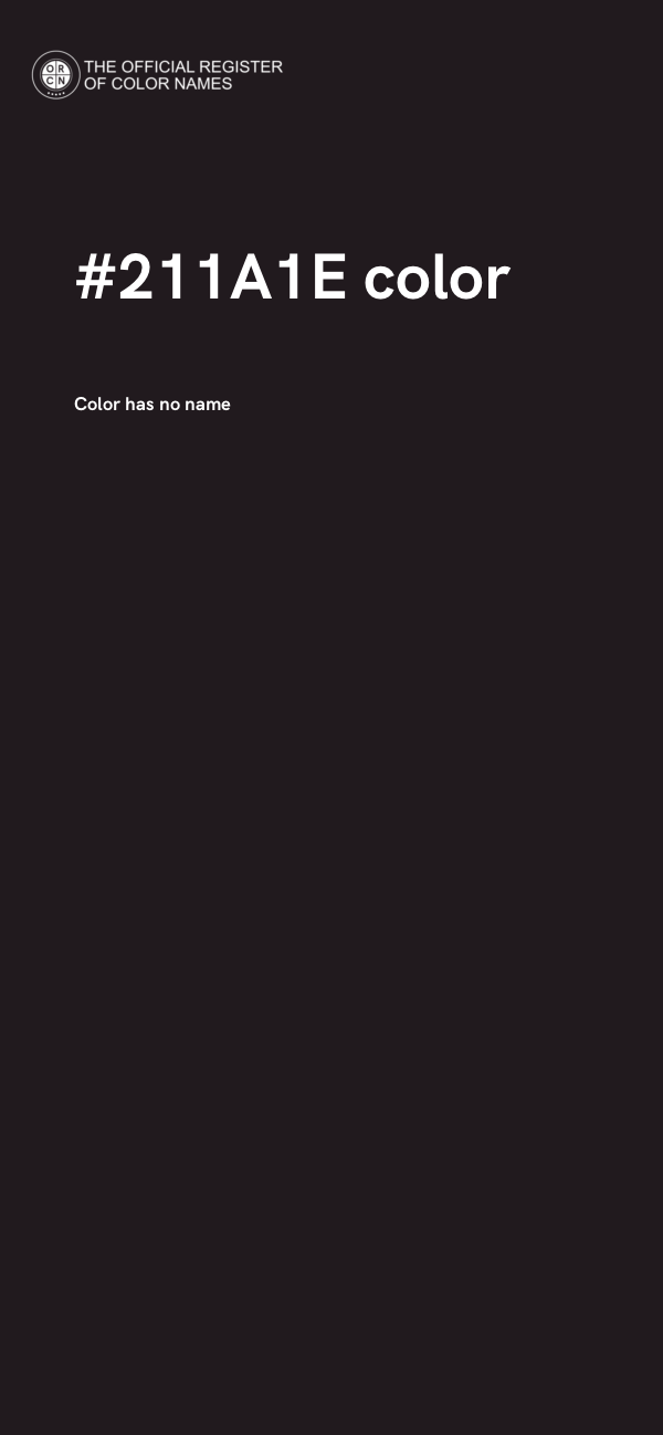 #211A1E color image