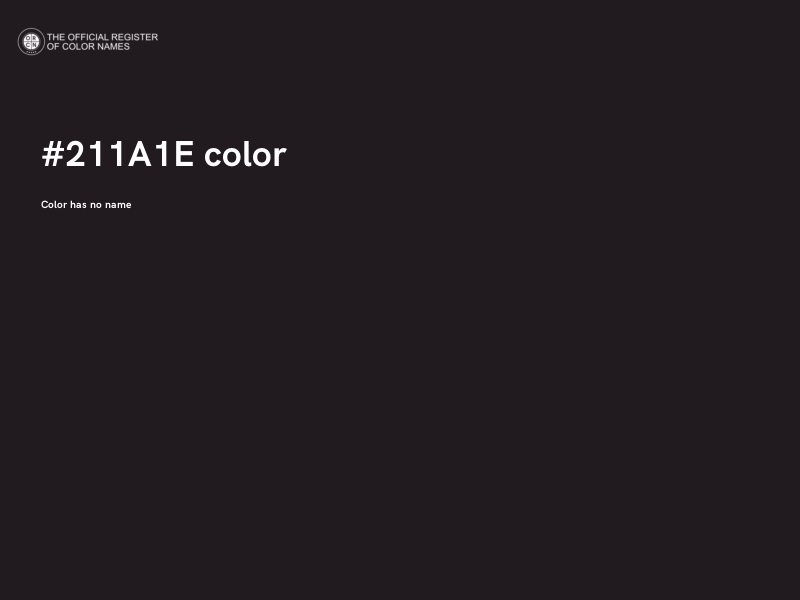 #211A1E color image