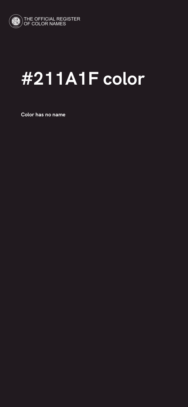 #211A1F color image