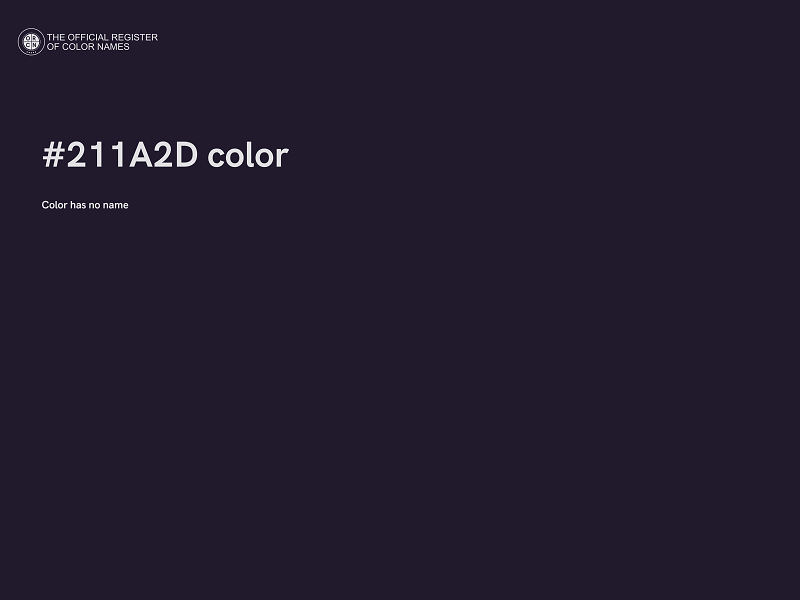 #211A2D color image