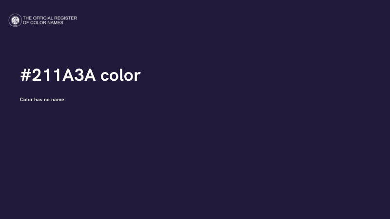 #211A3A color image