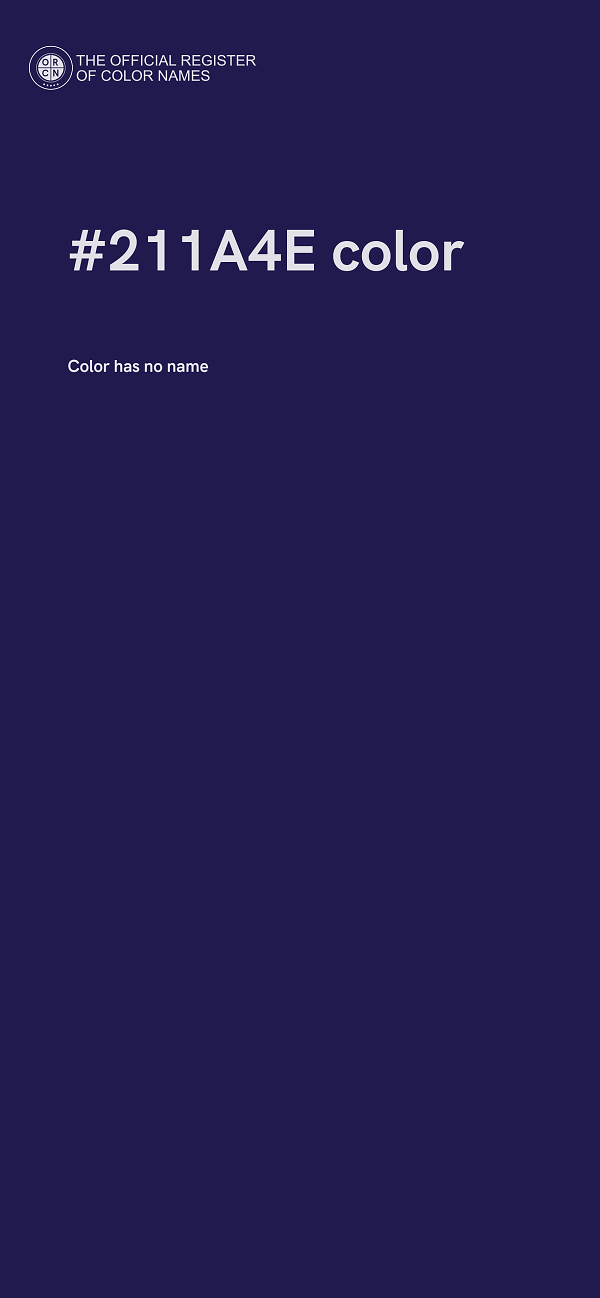 #211A4E color image