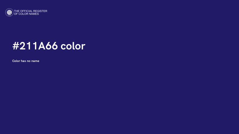 #211A66 color image