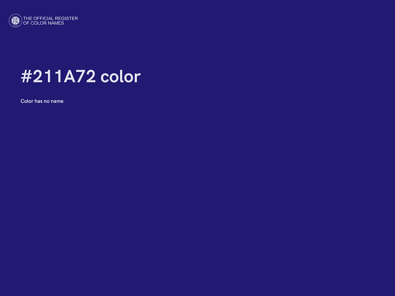 #211A72 color image