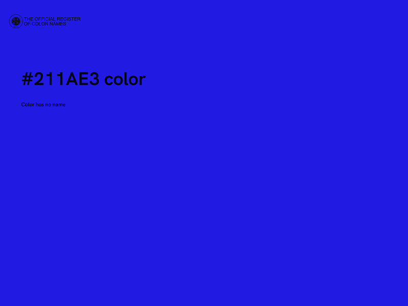 #211AE3 color image