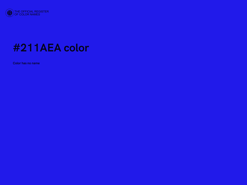 #211AEA color image