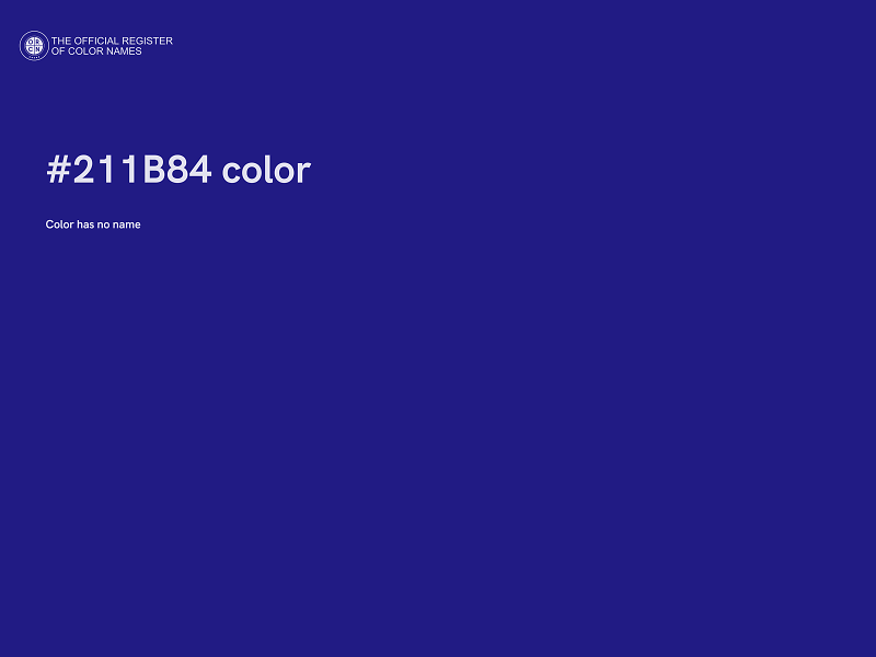 #211B84 color image