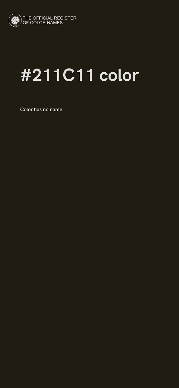 #211C11 color image