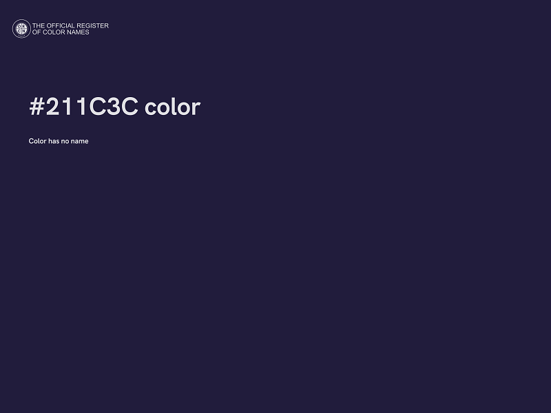 #211C3C color image